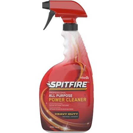 Spitfire Power Cleaner, 32 Fl Oz (1 Quart) Spray Bottle, Fresh, 8 PK